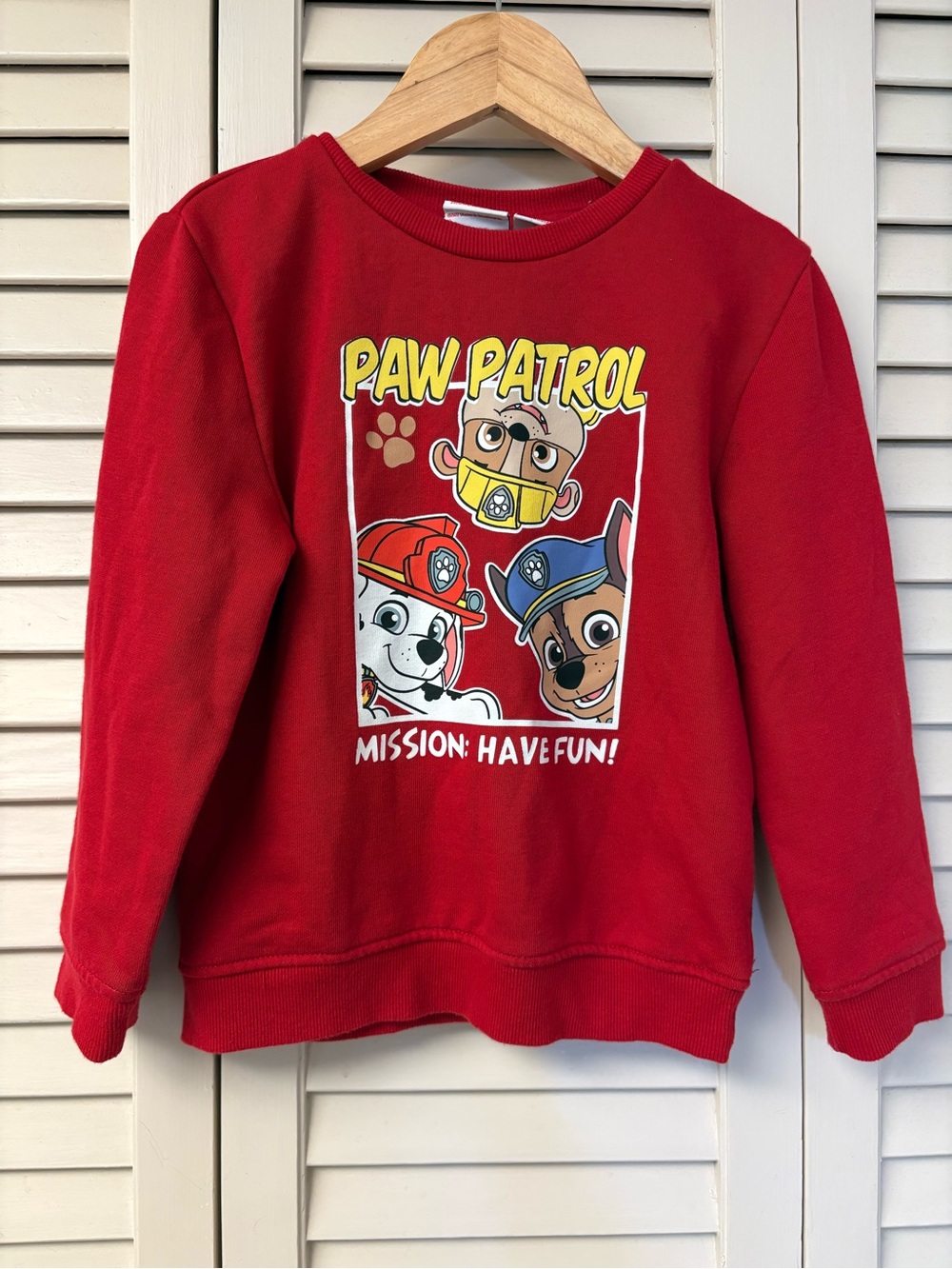 Nickelodeon Red Paw Patrol Sweatshirt with Character Graphic